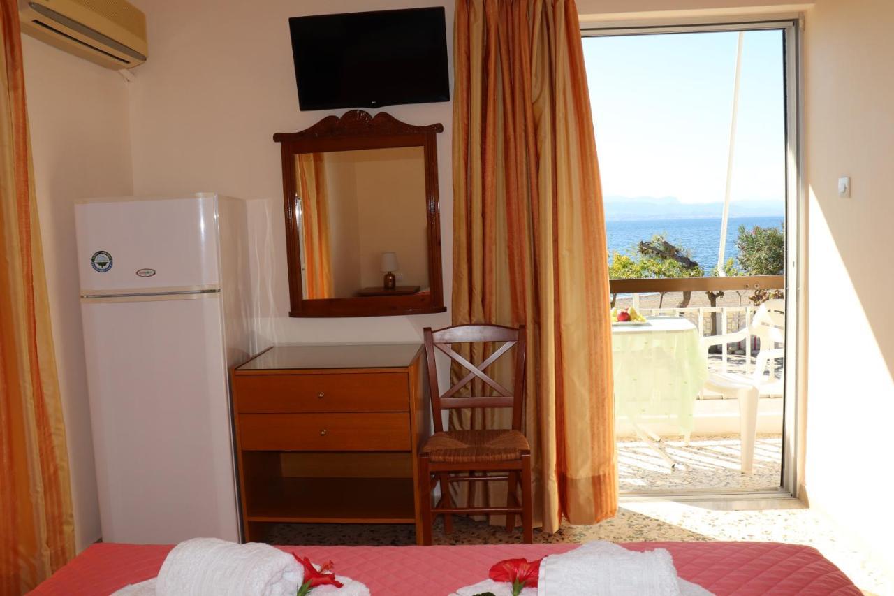 Akrogiali Beach Rooms Amarynthos Luaran gambar