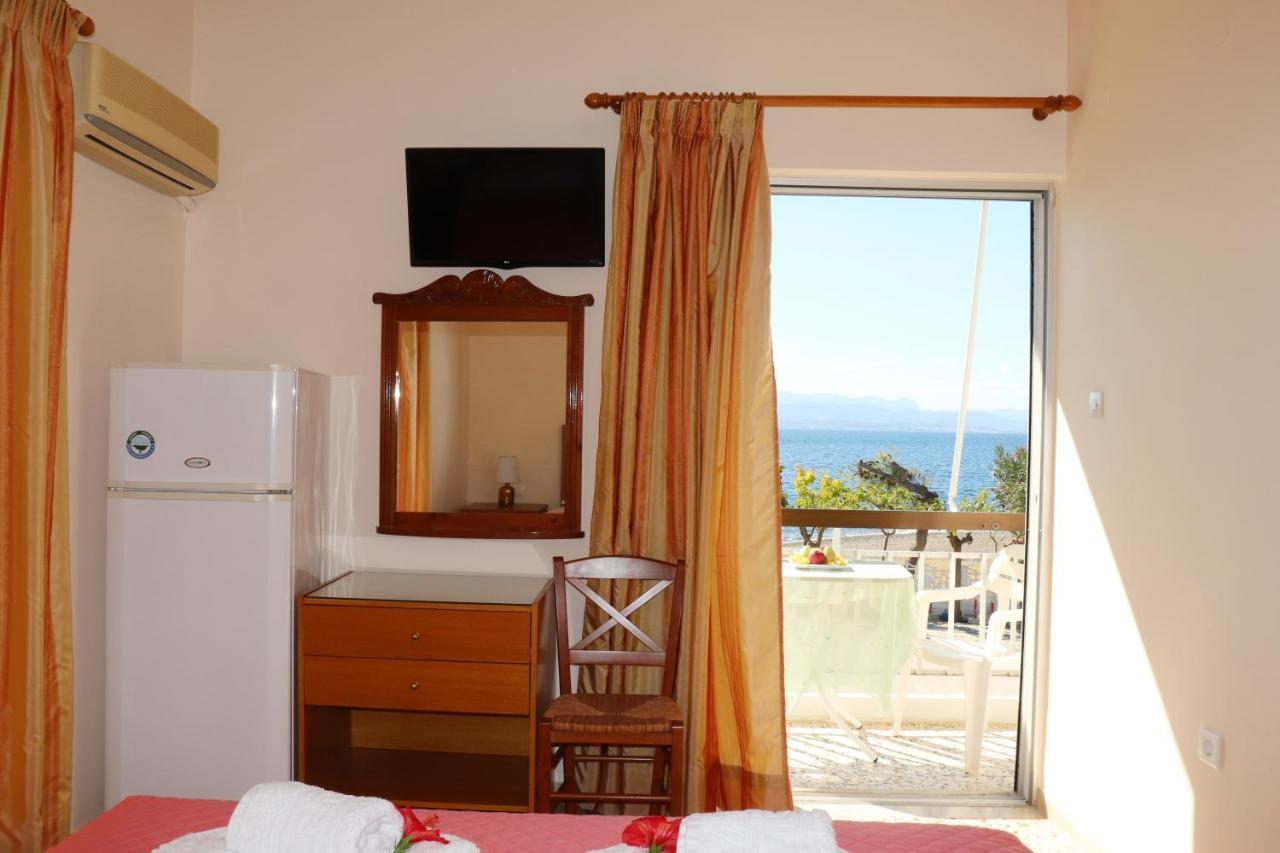 Akrogiali Beach Rooms Amarynthos Luaran gambar