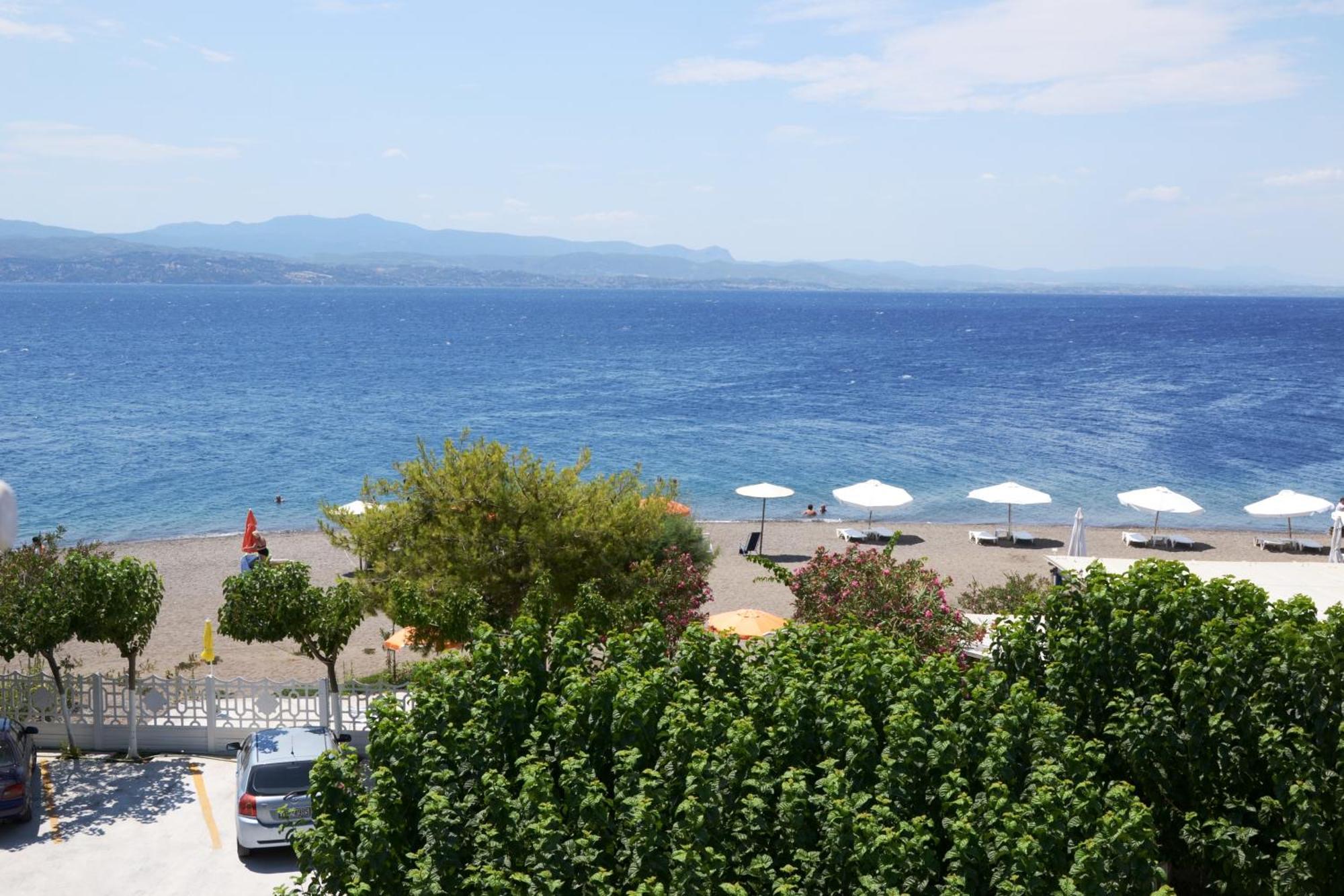 Akrogiali Beach Rooms Amarynthos Luaran gambar